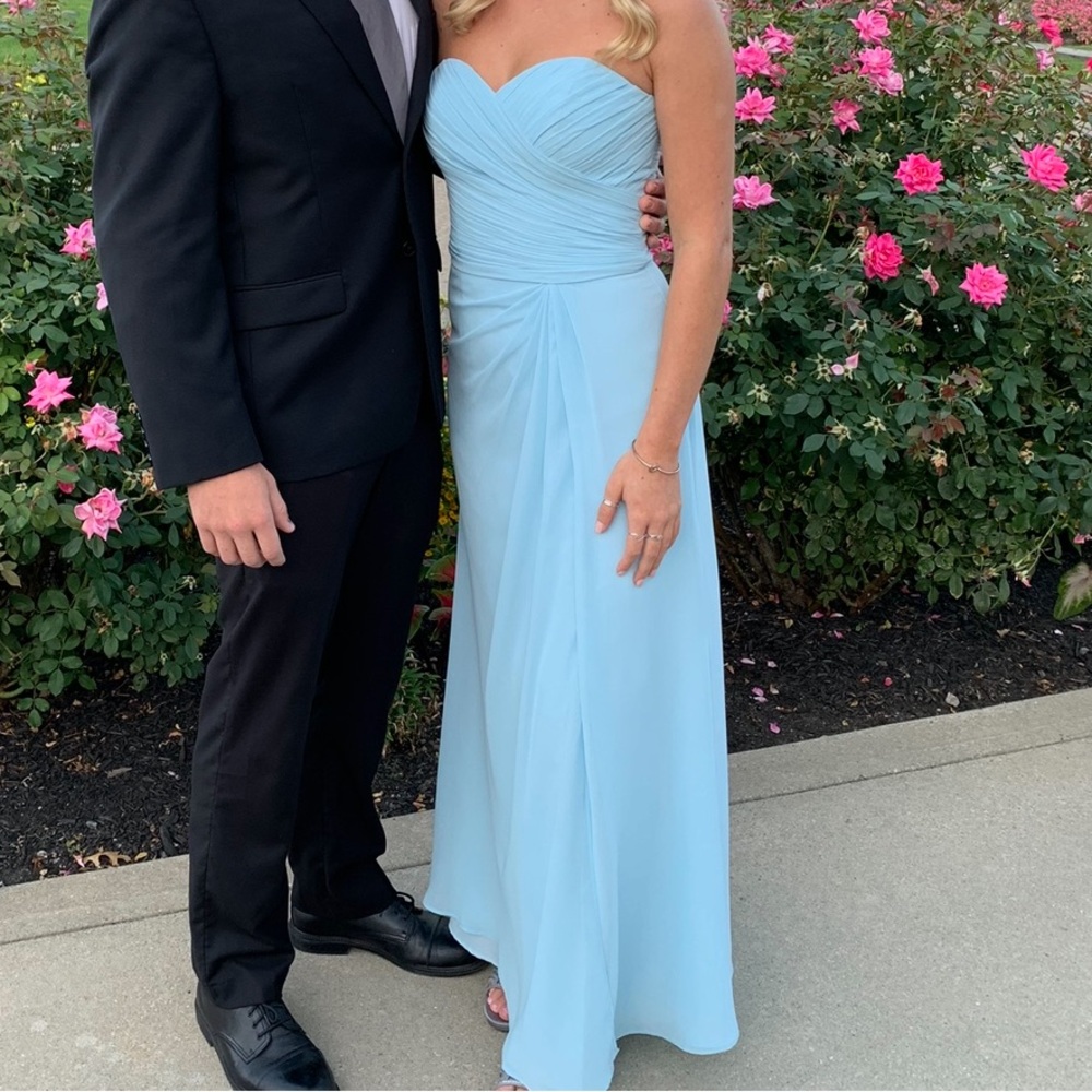 Blue bridesmaid dress🤍